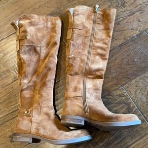 Brown suede boots girls
